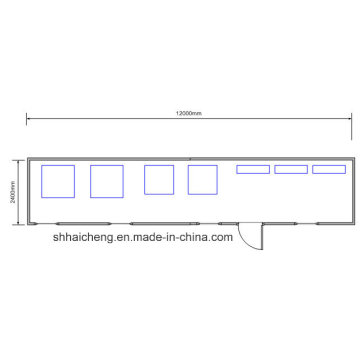 Prefabricated House Container Home Used as Dining Room (shs-fp-kitchen&dining002)